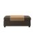 Ottoman dublu Stressless Doubleotto cu masuta Oak, tapiterie piele Batik Mole