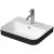 Lavoar Duravit Happy D.2 Plus 50x40cm, montare pe mobilier, alb-Antracit Mat