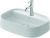 Lavoar Duravit Zencha 55x39cm, cu platforma baterie, montare pe blat, fara preaplin, DuraCeram, alb satin mat