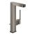 Baterie lavoar Grohe Plus L cu pipa extractibila, ventil pop-up, brushed hard graphite