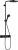 Coloana de dus Hansgrohe Pulsify S 260 1jet EcoSmart, cu baterie termostatata ShowerTablet Select 400, negru mat