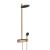Coloana de dus Hansgrohe Pulsify S 260 2jet EcoSmart, cu baterie termostatata ShowerTablet Select 400, bronz periat