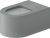 Vas wc suspendat Duravit Millio DuroCast, interior ceramic alb cu HygieneGlaze, gri mat