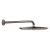 Palarie de dus Grohe RainShower Cosmopolitan 310 38cm si brat de dus 38cm de perete, hard graphite