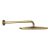 Palarie de dus Grohe RainShower Cosmopolitan 310 38cm si brat de dus 38cm de perete, brushed cool sunrise