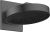 Palarie de dus Hansgrohe Rainfinity 250 3jet EcoSmart cu placa de conectare la perete, negru periat