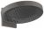 Palarie de dus Hansgrohe Rainfinity 360, 3 tipuri de jet, cu placa de conectare la perete, negru periat
