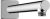 Brat de dus Hansgrohe Vernis Shape 240mm montare pe perete, crom