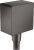 Accesoriu Hansgrohe FixFit Square, negru periat
