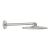 Palarie de dus Grohe RainShower SmartActive 310, 2 tipuri de jet, cu brat de dus 43cm de perete, supersteel