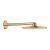 Palarie de dus Grohe RainShower SmartActive 310, 2 tipuri de jet, cu brat de dus 43cm de perete, cool sunrise