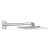 Palarie de dus Grohe RainShower SmartActive 310 Cube, 2 tipuri de jet, cu brat de dus 43mm de perete, crom
