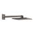 Palarie de dus Grohe RainShower SmartActive 310 Cube, 2 tipuri de jet, cu brat de dus 43mm de perete, hard graphite