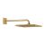 Palarie de dus Grohe RainShower Mono 310 Cube cu brat de dus 422mm de perete, brushed cool sunrise