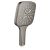 Para de dus Grohe RainShower SmartActive 130 Cube cu 3 jeturi, 9.5 l/min, brushed hard graphite