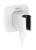 Accesoriu Hansgrohe FixFit Q cu agatatoare de dus, alb mat