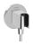 Accesoriu Hansgrohe FixFit S cu agatatoare de dus, crom