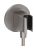 Accesoriu Hansgrohe FixFit S cu agatatoare de dus, negru periat
