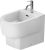 Bideu Duravit Balcoon 37x57cm, ventil pop-up cu capac ceramic, DuraShield, alb mat