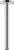 Brat de dus Hansgrohe S cu montare pe tavan, 30cm, crom