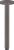 Brat de dus Hansgrohe S cu montare pe tavan, 30cm, negru periat
