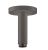 Brat de dus Hansgrohe S cu montare pe tavan, 10cm, negru periat