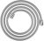 Furtun de dus Hansgrohe Designflex 200cm, crom
