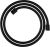 Furtun de dus Hansgrohe Designflex 160cm, negru mat