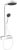Coloana de dus Hansgrohe Rainfinity 250 EcoSmart 1jet, cu baterie termostatata ShowerTablet 350, alb mat