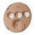 Baterie cada - dus termostatata Grohe Grohtherm SmartControl Round cu 3 functii, montaj incastrat, necesita corp ingropat, brushed warm sunset
