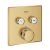 Baterie cada - dus termostatata Grohe Grohtherm SmartControl cu 2 functii, montaj incastrat, necesita corp ingropat, brushed cool sunrise