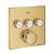 Baterie cada - dus termostatata Grohe Grohtherm SmartControl cu 3 functii, montaj incastrat, necesita corp ingropat, brushed cool sunrise