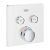 Baterie cada - dus termostatata Grohe Grohtherm SmartControl cu 2 functii, montaj incastrat, necesita corp ingropat, moon white