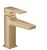 Baterie lavoar Hansgrohe Metropol 110, ventil push-open, bronz periat