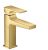 Baterie lavoar Hansgrohe Metropol 110, ventil push-open, gold optic lustruit