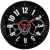 Ceas de perete NeXtime Modern Gear 36cm, negru