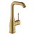 Baterie lavoar Grohe Essence L, ventil pop-up, brushed cool sunrise