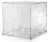 Etajera modulara Kartell Optic design Patrick Jouin, 40x40x41cm, transparent