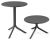 Masa exterior Nardi Spritz, h 76.5cm, diametru 60.5cm, antracit