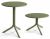 Masa exterior Nardi Spritz, h 76.5cm, diametru 60.5cm, verde agave