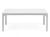 Masuta exterior Nardi Net 60x100cm, h 40cm, alb