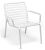 Scaun exterior Nardi Doga Relax alb