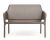 Banca exterior Nardi Net 116x70cm, h 86cm, tortora
