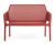 Banca exterior Nardi Net 116x70cm, h 86cm, rosu coral