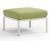 Pouf exterior Nardi Komodo 5, 72x72cm, cadru alb, perna verde avocado Sunbrella