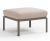 Pouf exterior Nardi Komodo 5, 72x72cm, cadru tortora, perna canvas Sunbrella