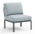 Element central Nardi Komodo 5, 72cm, cadru antracit, perne bleu ghiaccio Sunbrella
