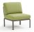 Element central Nardi Komodo 5, 72cm, cadru tortora, perne verde avocado Sunbrella