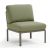 Element central Nardi Komodo 5, 72cm, cadru tortora, perne verde giungla Sunbrella