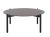 Masuta Kartell Undique design Patricia Urquiola, 85x91x37cm, baza metalica, top ceramic, negru Terrazzo